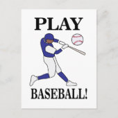 Baseball Sports Coach Player Postkarte (Vorderseite)