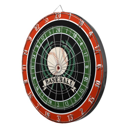 Baseball Sports Dart Board Dartscheibe (Vorderseite rechts)