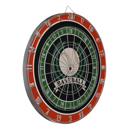 Baseball Sports Dart Board Dartscheibe (Vorderseite Links)