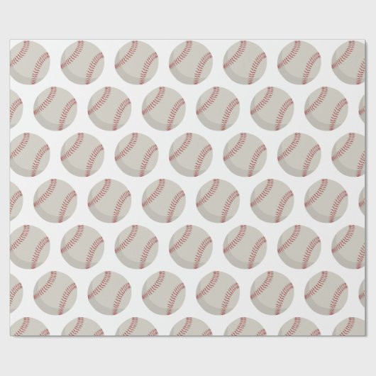 Baseball Sports Geschenkpapier (Flach)