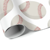 Baseball Sports Geschenkpapier (Rolleneckpunkt)