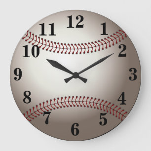 Baseball Sports Große Wanduhr