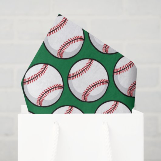 Baseball Sports Kids Party Colorful Fun Seidenpapier (Geschenktüte)
