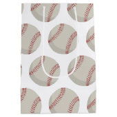 Baseball Sports Mittlere Geschenktüte (Rückseite)