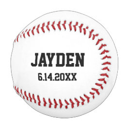 Baseball Sports New Baby NAME Geburtstag Vater Spa