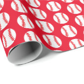 Baseball Sports Party Geschenkpapier (Rolleneckpunkt)