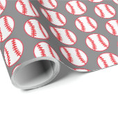 Baseball Sports Party Geschenkpapier (Rolleneckpunkt)