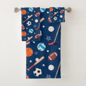 Baseball sports Pattern  Badhandtuch Set (Insitu)