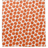 Baseball sports Pattern  Duschvorhang (Vorderseite)