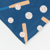 Baseball sports Pattern Fleecedecke (Ecke)