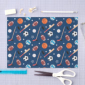 Baseball sports Pattern  Seidenpapier (Handwerk)