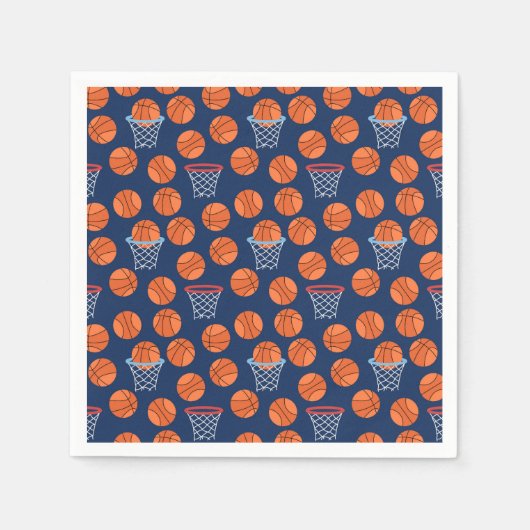 Baseball sports Pattern  Serviette (Vorderseite)