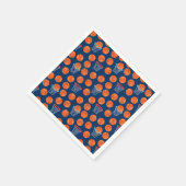Baseball sports Pattern  Serviette (Ecke)