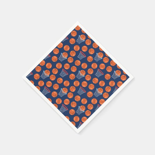 Baseball sports Pattern  Serviette (Ecke)