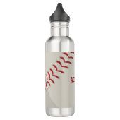 Baseball Sports Personalisiert Edelstahlflasche (Links)