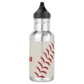 Baseball Sports Personalisiert Edelstahlflasche (Rechts)