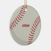 Baseball Sports Personalisiert Keramik Ornament (Rechts)
