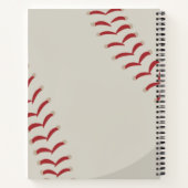 Baseball Sports Personalisiert Notizblock (Rückseite)
