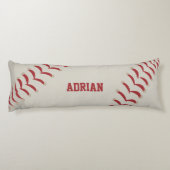 Baseball Sports Personalisiert Seitenschläferkissen (Rückseite)