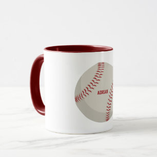 Baseball Sports Personalisiert Tasse
