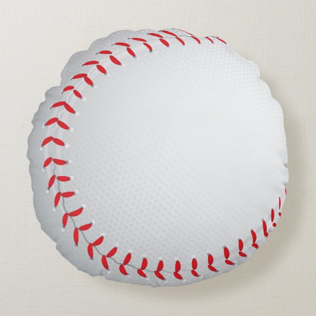 Baseball Sports Rundes Kissen (Vorderseite)