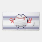 Baseball Sports Theme Desk Matts & Pads Schreibtischunterlage (Tastatur & Maus)