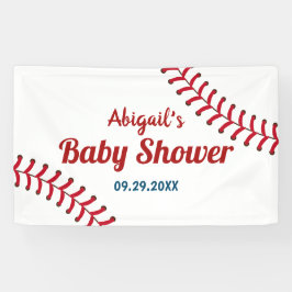Baseball Sports Theme Kinderdusche Willkommen Banner