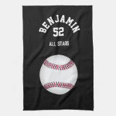 Baseball sports towel, coach bath towel geschirrtuch (Vertikal)