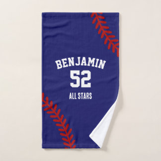 baseball sports towel, coach bath towel handtuch