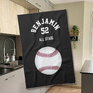 Baseball-Sportshandtuch, Trainer-Badetuch Geschirrtuch
