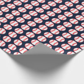 Baseball-Sportsparty Geschenkpapier (Ecke)