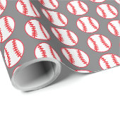 Baseball-Sportsparty Geschenkpapier (Rolleneckpunkt)