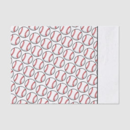 Baseball Sportteam Balls Zwei-Tone-Spaß Seidenpapier