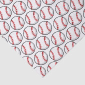 Baseball Sportteam Balls Zwei-Tone-Spaß Seidenpapier (Ausschnitt)