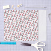 Baseball Sportteam Balls Zwei-Tone-Spaß Seidenpapier (Handwerk)