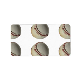 Baseball Sportteam Trainer Feld Adressaufkleber