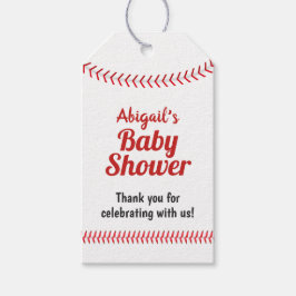 Baseball Sportthema Baby Dusche Gefallen Geschenkanhänger