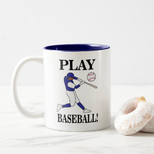 Baseball-Sporttrainer-Spieler Zweifarbige Tasse