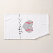 Baseball Sporttuch Mädchen Softball Handtuch (Handtuch)