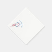 Baseball Sporty Geburtstag für Kinder Serviette (Ecke)