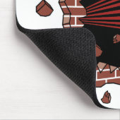 Baseball-Sprenger Mousepad (Ecke)
