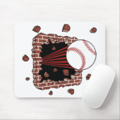 Baseball-Sprenger Mousepad (Mit Mouse)