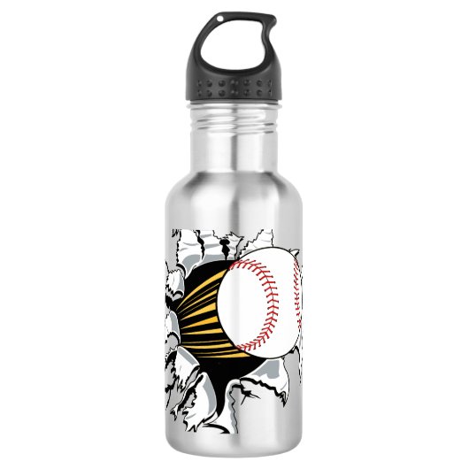 Baseball-Sprenger Trinkflasche (Vorderseite)