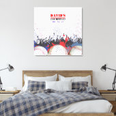 BASEBALL SPRITZER Bar Mitzvah Sign-In Memory-Board Leinwanddruck (Insitu (Schlafzimmer))