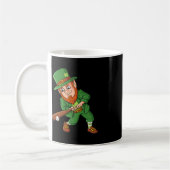 Baseball St Patricks Day Leprechaun Hitter Batter Kaffeetasse (Links)