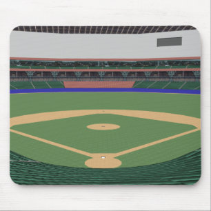 Baseball-Stadion: Modell 3D: Mousepad