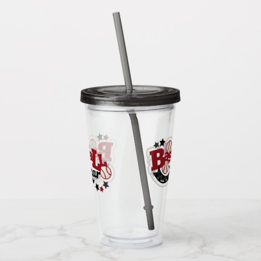 Baseball Star Acryltrinkbecher (Links)