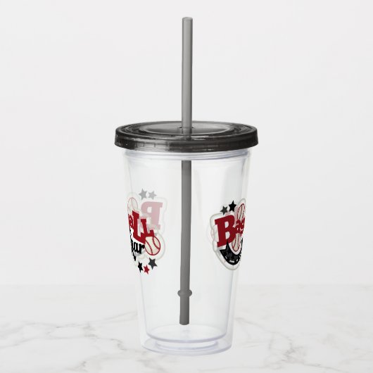 Baseball Star Acryltrinkbecher (Rechts)