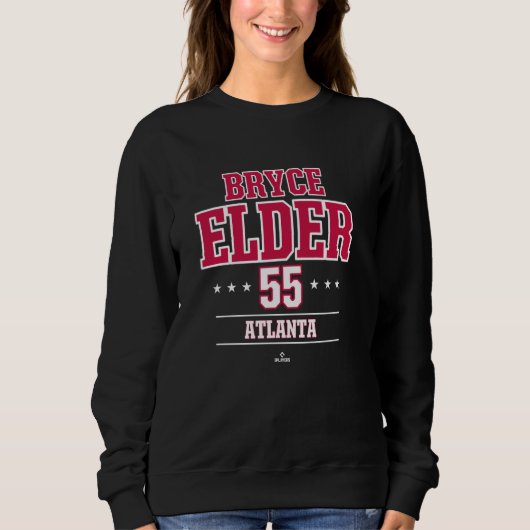 Baseball Star Bryce Elder Atlanta MLBPA Sweatshirt (Vorderseite)