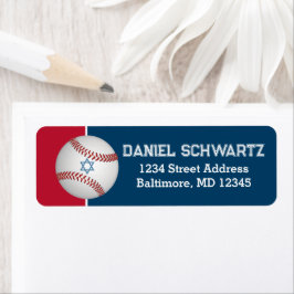 Baseball, Star der Rücksendeadresse von David Bar